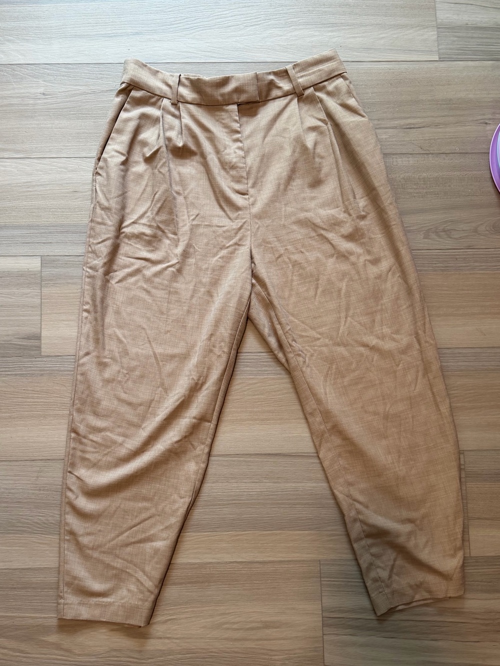 H&M Tan Beige Trousers